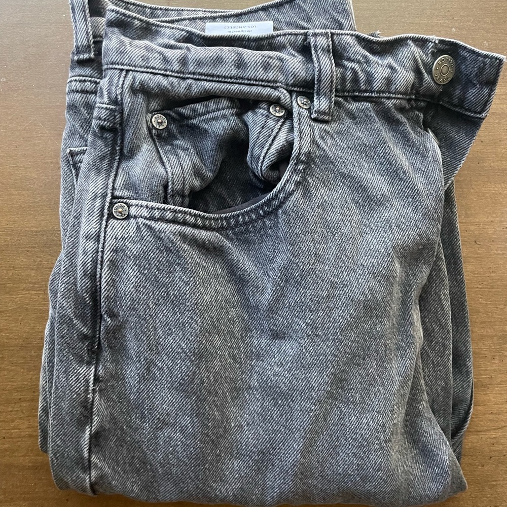 Boyish by Her The Ziggy Rigid Denim Relaxed Straight Jeans